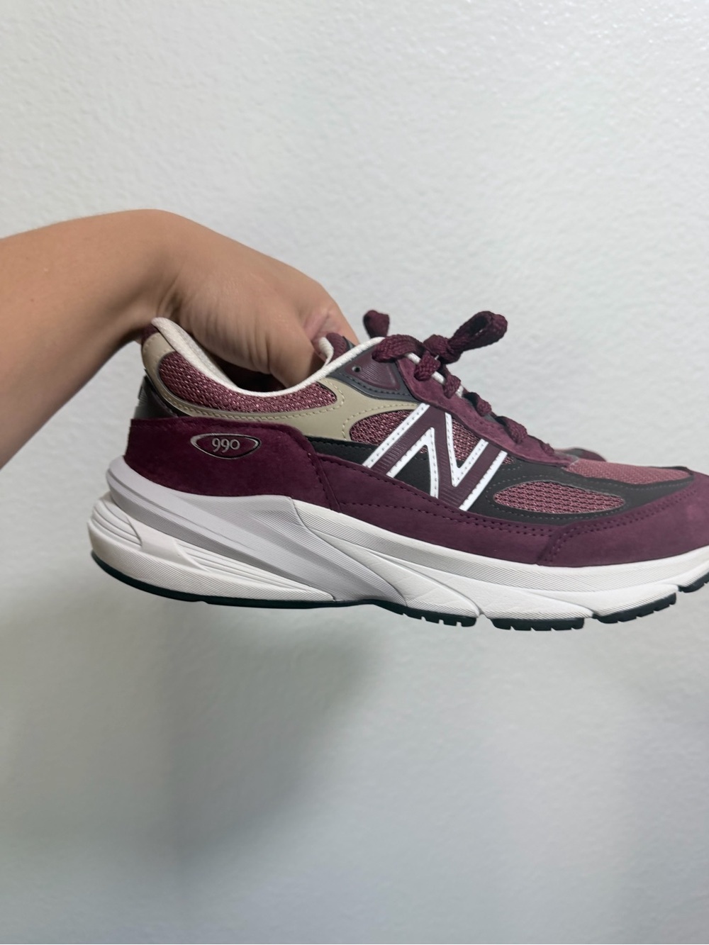 New Balance 990 teddy Santis Maroon - Picture 6 of 11